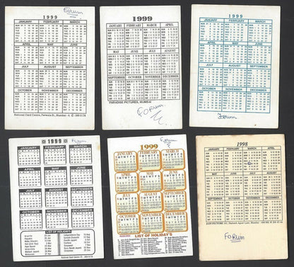 India Bollywood Salman Khan pocket calendar cards (16)