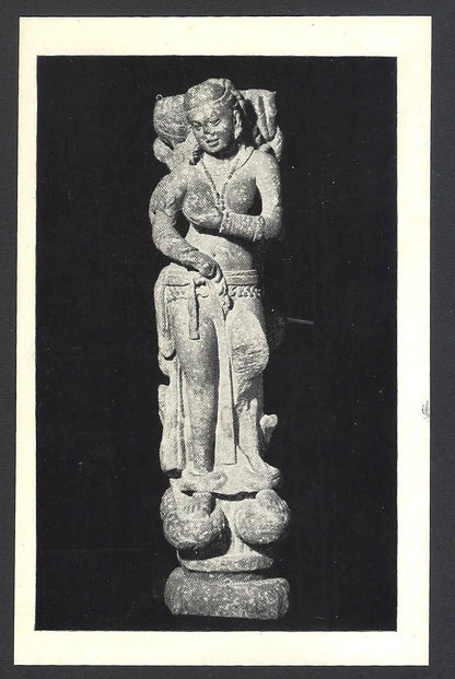AOP India Sculpture vintage postcards (5)