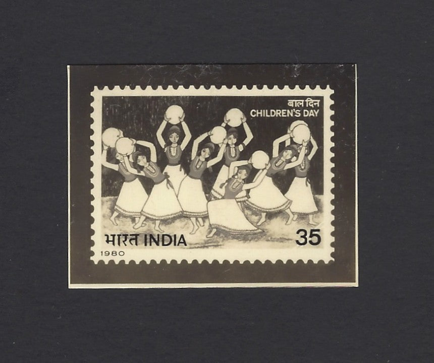 India 1980 Chidren’s Day 35 Dance photographic proof