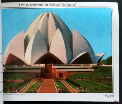 AOP India DELHI booklet of 10 colour postcards