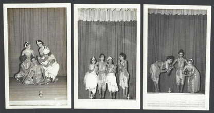 Indian Dance performance in Penang Malaya 9x13cm photos c.1940 (4)
