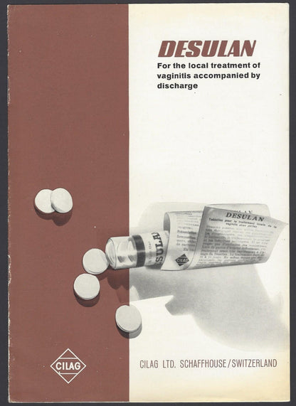 India 1940s to 1950s CILAG medical advertisement brochures (14) ZAZ