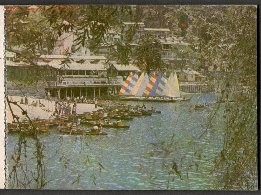 India - Nainital Photo Album vintage booklet of 8 postcards
