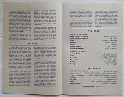 India herald for 1970s release of 1940 THE GREAT DICTATOR Chalie Chaplain