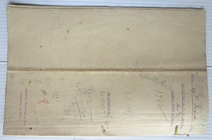 India 1910 indenture signed Sir Chimanlal Setalvad thrice