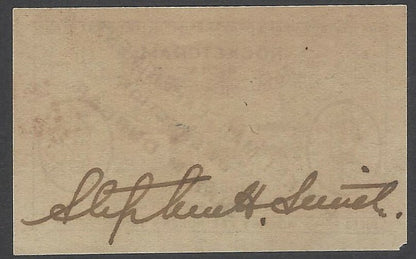 AOP India Sikkim Durbar 1935 Silver Jubilee Rocket Mail Experiment label signed