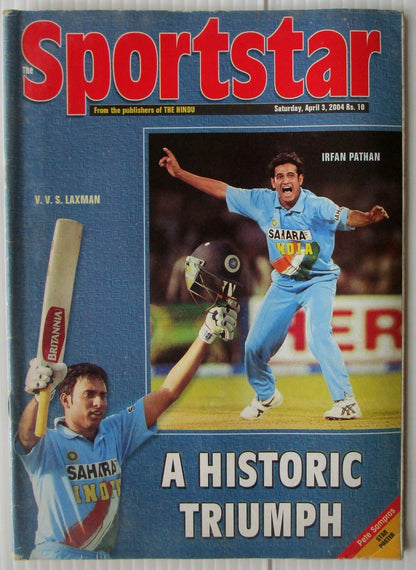 India Sports Star 2004-10-14 with much Cricket coverage (5 issues)