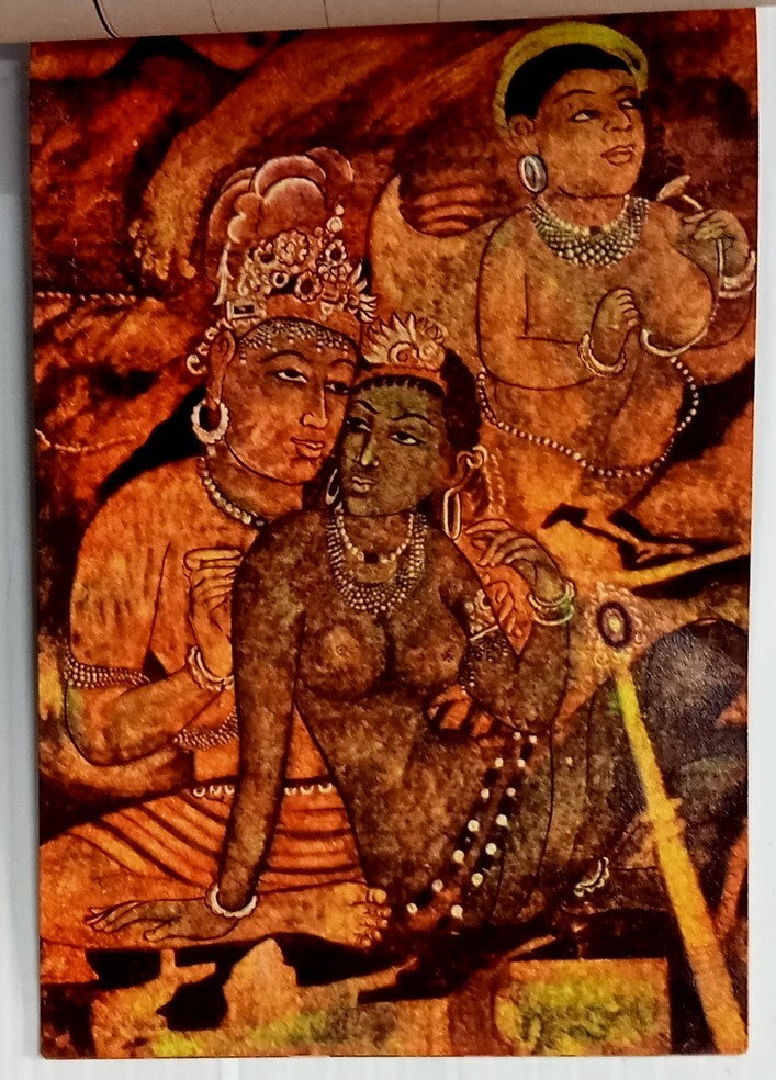 AOP India AJANTA vintage tourist booklet of 10 postcards