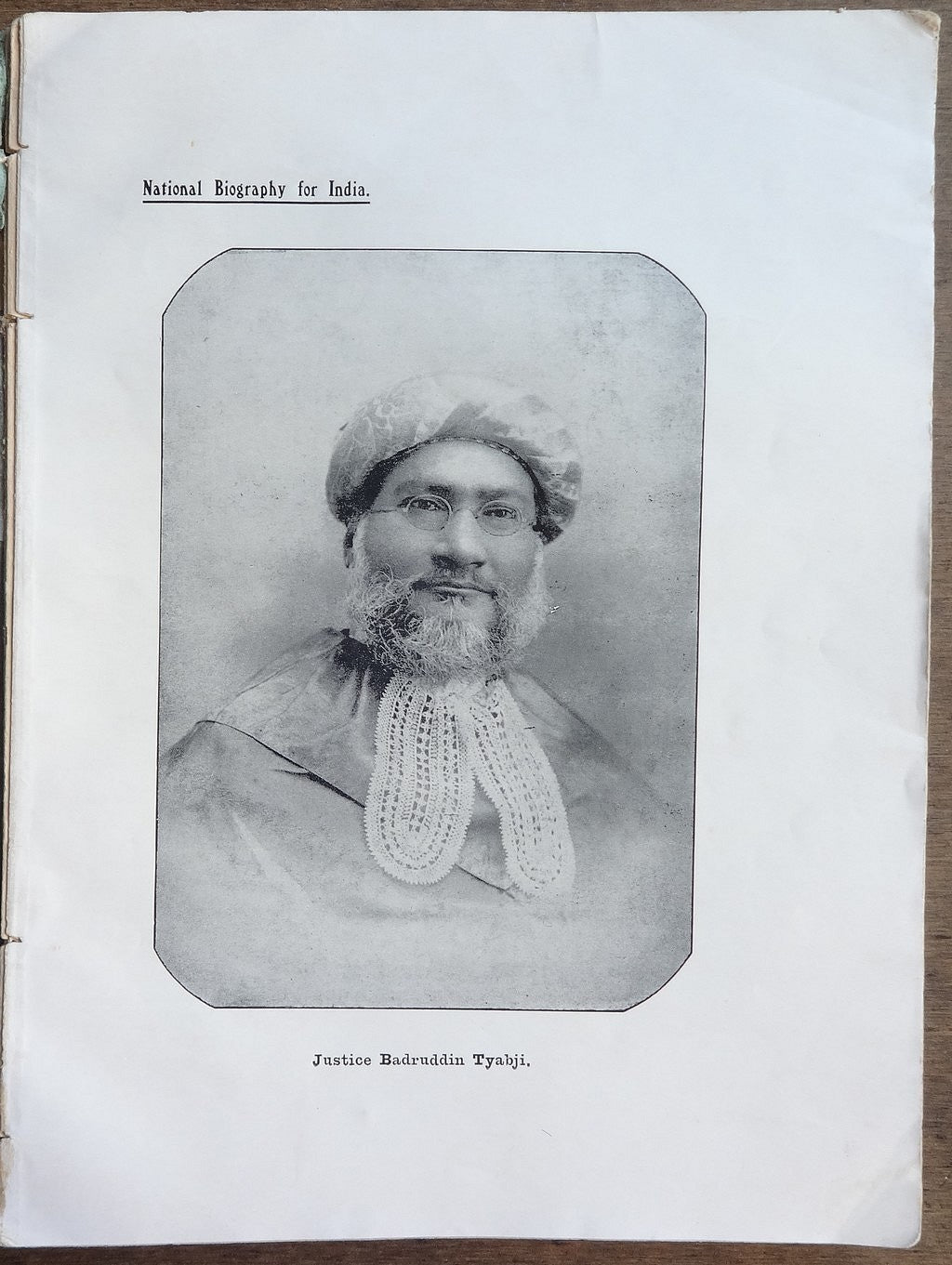 A National Biography of India Volume 1 1911 DAMAGED COVER 10 plates