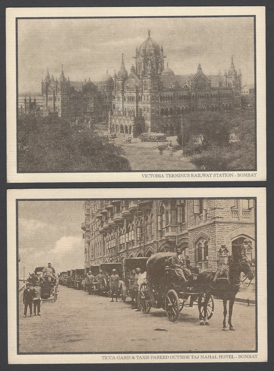 India BOMBAY 100 YEARS AGO group of 11 postcards