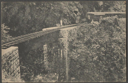 AOP India Barliar Bridge near Coonoor vintage postcard