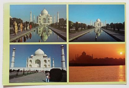 (AOP) India vintage uncut blocks of 4 postcards ( 6 x 4 = 24)