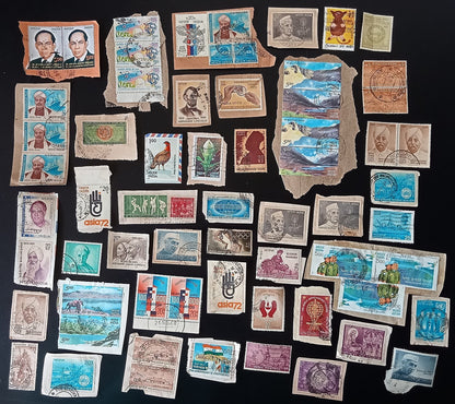 India unpicked on paper commemorative mix (200)