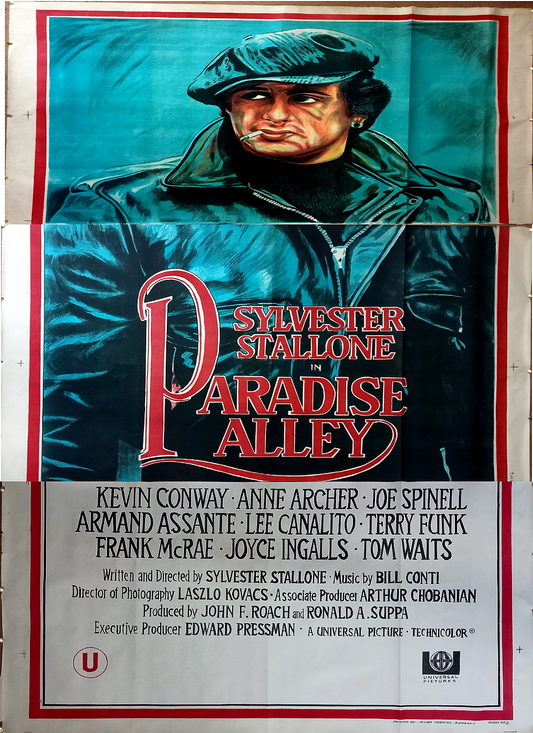 Paradise Alley 1962 3 sheet original India poster 30"x"40
