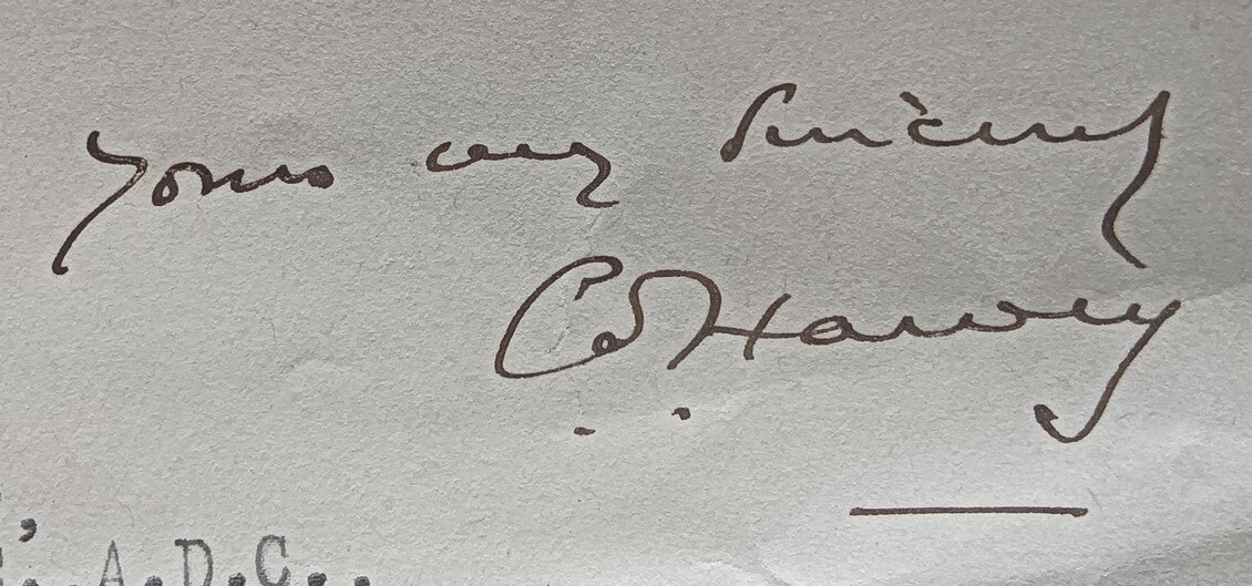India 1930 crested letter PRIVATE SECRETARY TO THE VICEROY signed