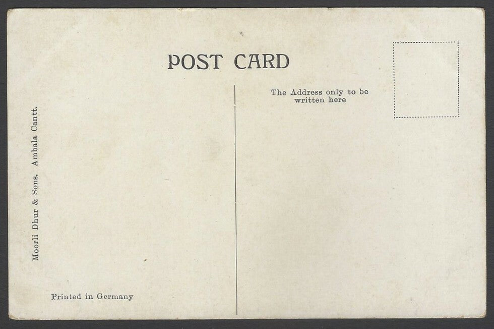 AOP India vintage postcard Chenab Bridge, Dharot