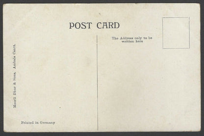 AOP India vintage postcard Chenab Bridge, Dharot