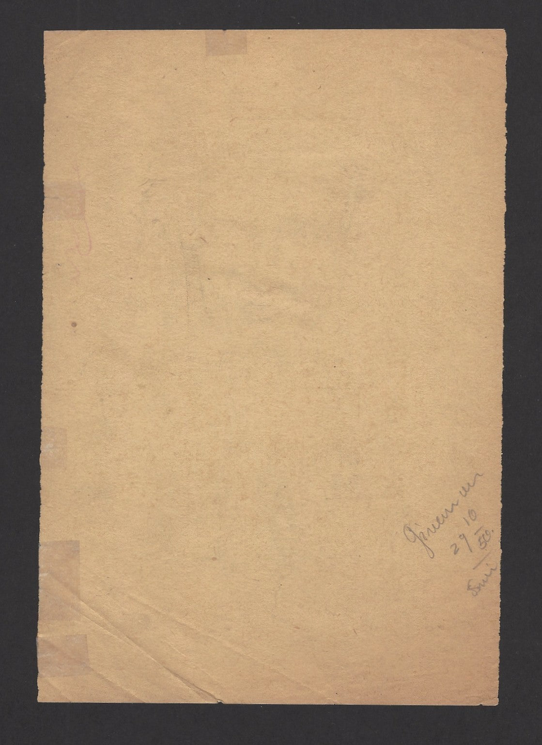 Cricket India 1950 Vijay Merchant pencil sketch by cartoonist R Booch Ӝ