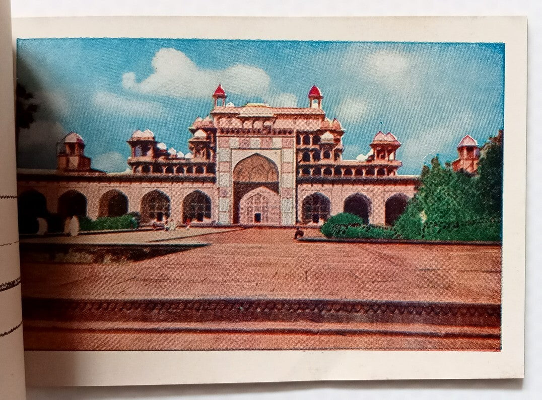 AOP India AGRA vintage booklet of 12 postcards