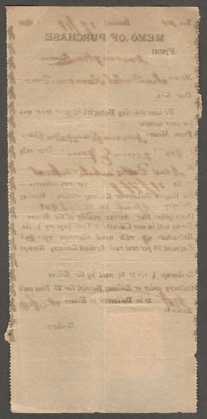 India mainly QV revenue stamps on small documents & hundis (11)