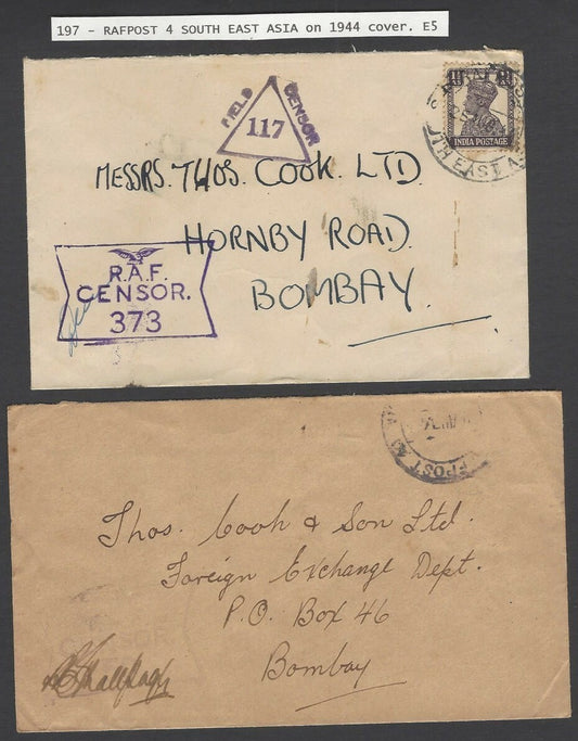 WW2 collection of RAF India & RAF South East Asia covers (9)