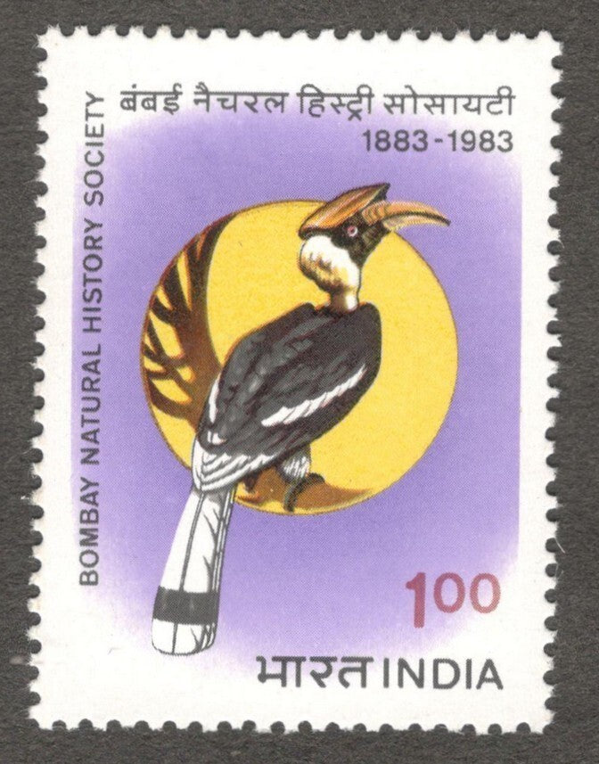 India #940 1983 Bombay Natural History Society MNH