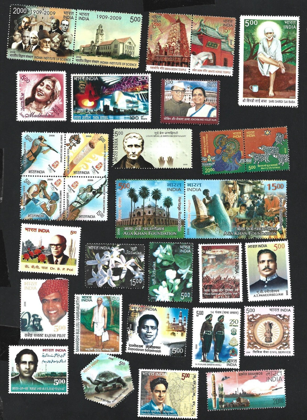 India 2008 MNH Year set