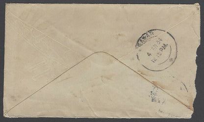 AOPIMT Ireland 1934 cover to India 