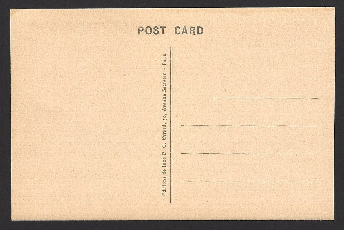 India Bikaner State vintage postcard Garden