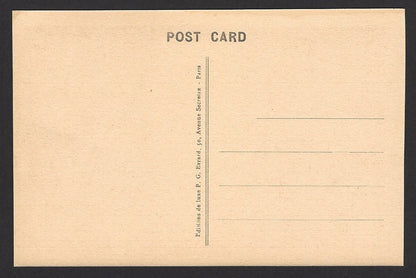 India Bikaner State vintage postcard Garden