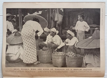 INDIAN PICTORAL EDUCATION 1929.30 Voll.1 No.4 Burma Shan, Rivers