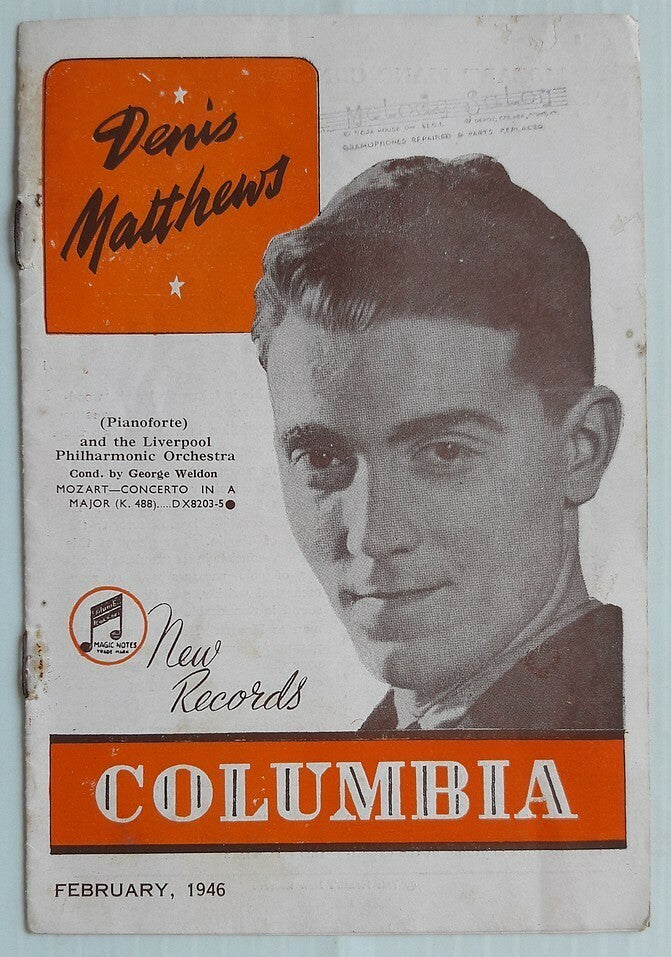 India Columbia Records February 1946 booklet 78rpm new records incl. 1945