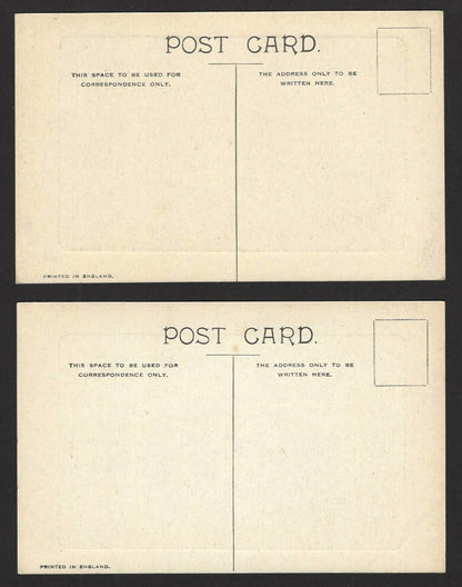 India Calcutta vintage postcard series x 10