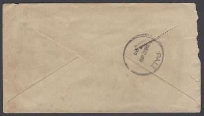 AOP India 1883 cover - postmark interest - T.P.O.