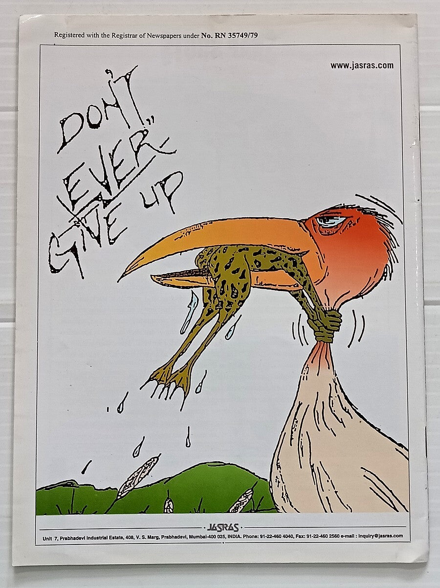 AOP India HORNBILL by THE BOMBAY NATURAL HISTORY SOCIETY April/June 2001