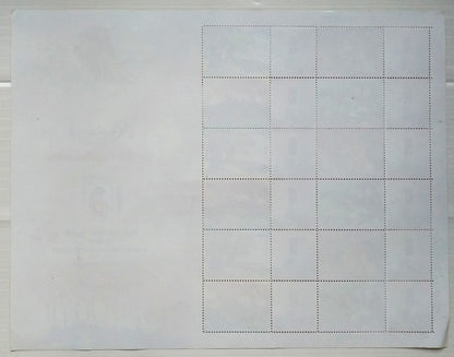 India 2011 Personalised stamp Sheetlets MNH Gandhi Sabarmati Ashram x4 different