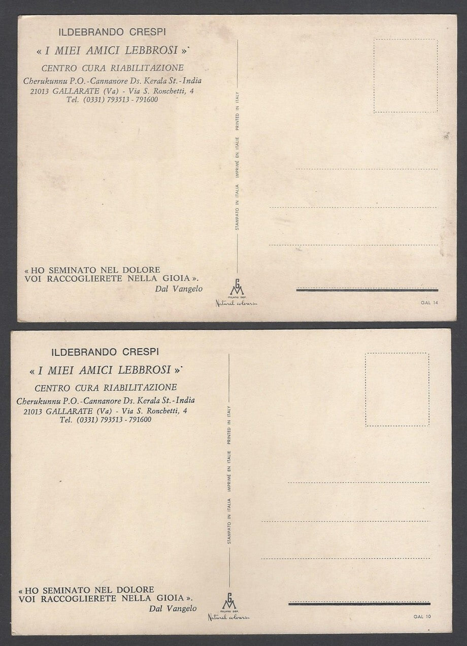 AOP India vintage Leprosy postcards titled MY LEPER FRIENDS (5)