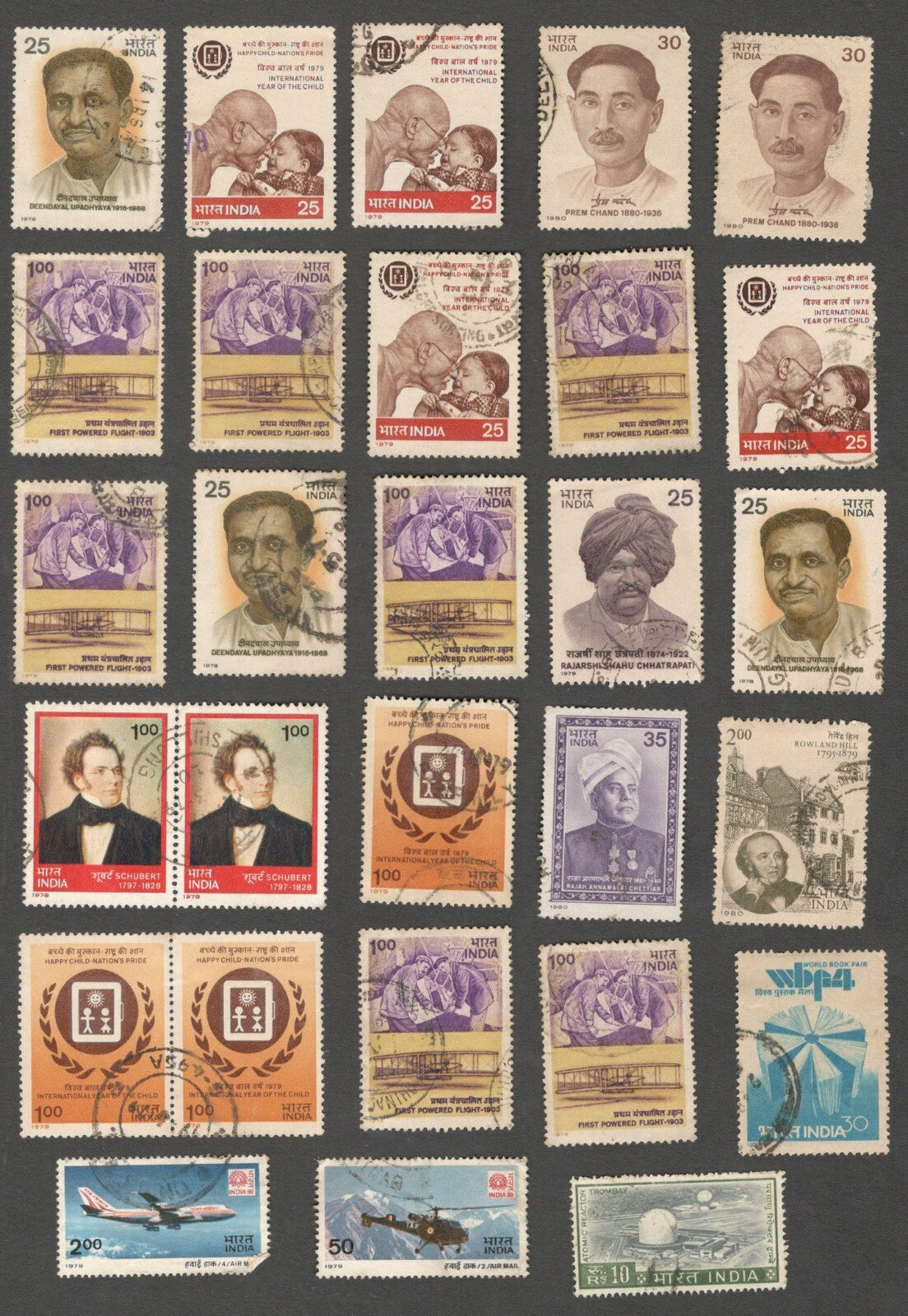 AOP India used commemoratives x 214