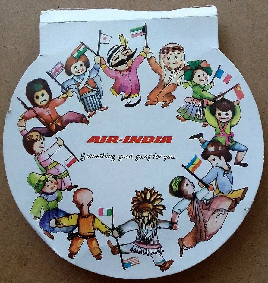 Air India 1979 International Year of the Child book of note papers