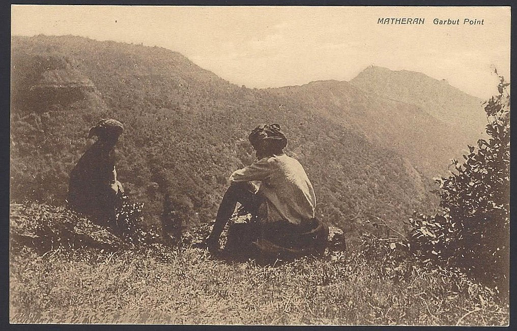 India MATHERAN Garbut Point vintage postcard