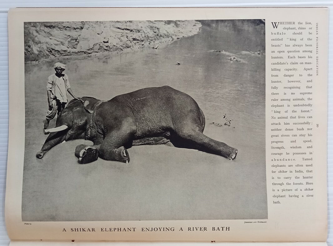INDIAN PICTORAL EDUCATION 1929.30 Vol.1 No.11 Burma Shan, Coal Fields, Buick
