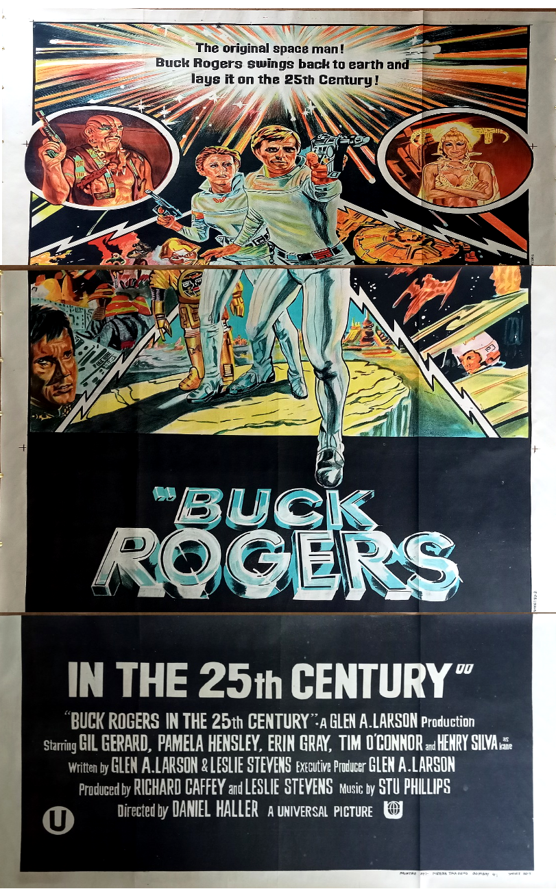 Buck Rogers 1939 original 3 sheet India poster 30"x"40