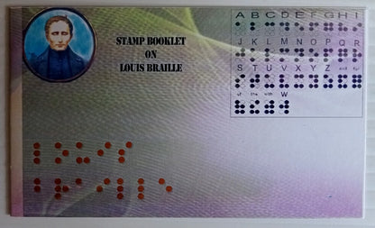 AOP India booklet 2009 Louis Braille. Limited issue