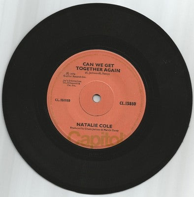 Natalie Cole 45rpm record MADE IN INDIA