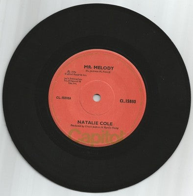 Natalie Cole 45rpm record MADE IN INDIA