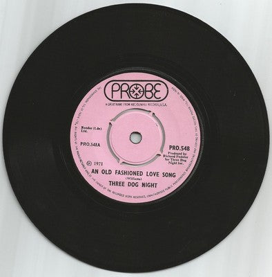 Three Dog Night 1971 Jam 45rpm Probe record MADE IN INDIA