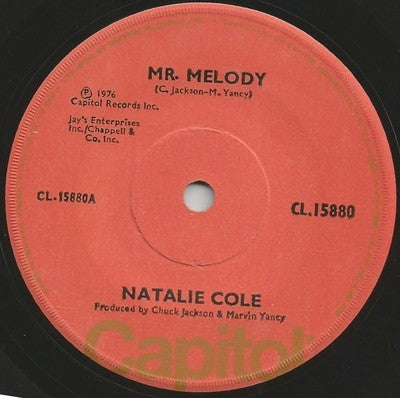 Natalie Cole 45rpm record MADE IN INDIA