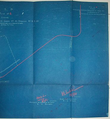 India 1941 Jasdan State proposed Adkot reversing railway map. 1 mile = 4 inch.