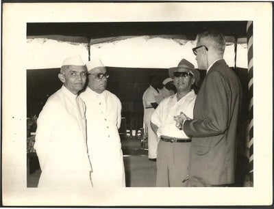 Morarji Desai 1976 6.5" x 8.5" matt photo - future Prime Minister of India