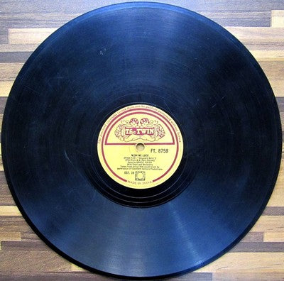 India TWIN 78rpm Gracie Shields in Shipyard Sally MADE IN INDIA